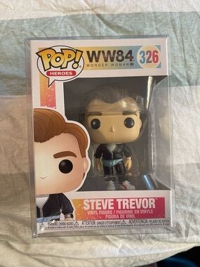 DC Steve Trevor Funko Pop - Black Jacket, Teal Belt